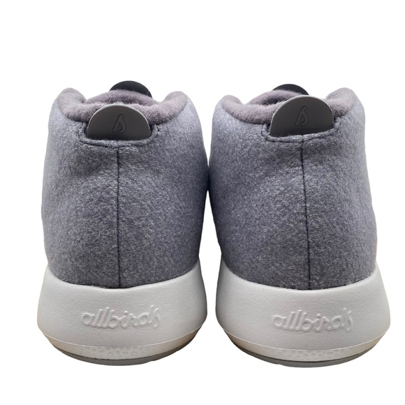 Allbirds Womens Sneakers Runner-Up Mizzle Gray Purple Mid Top Merino Wool Casual - Picture 7 of 13